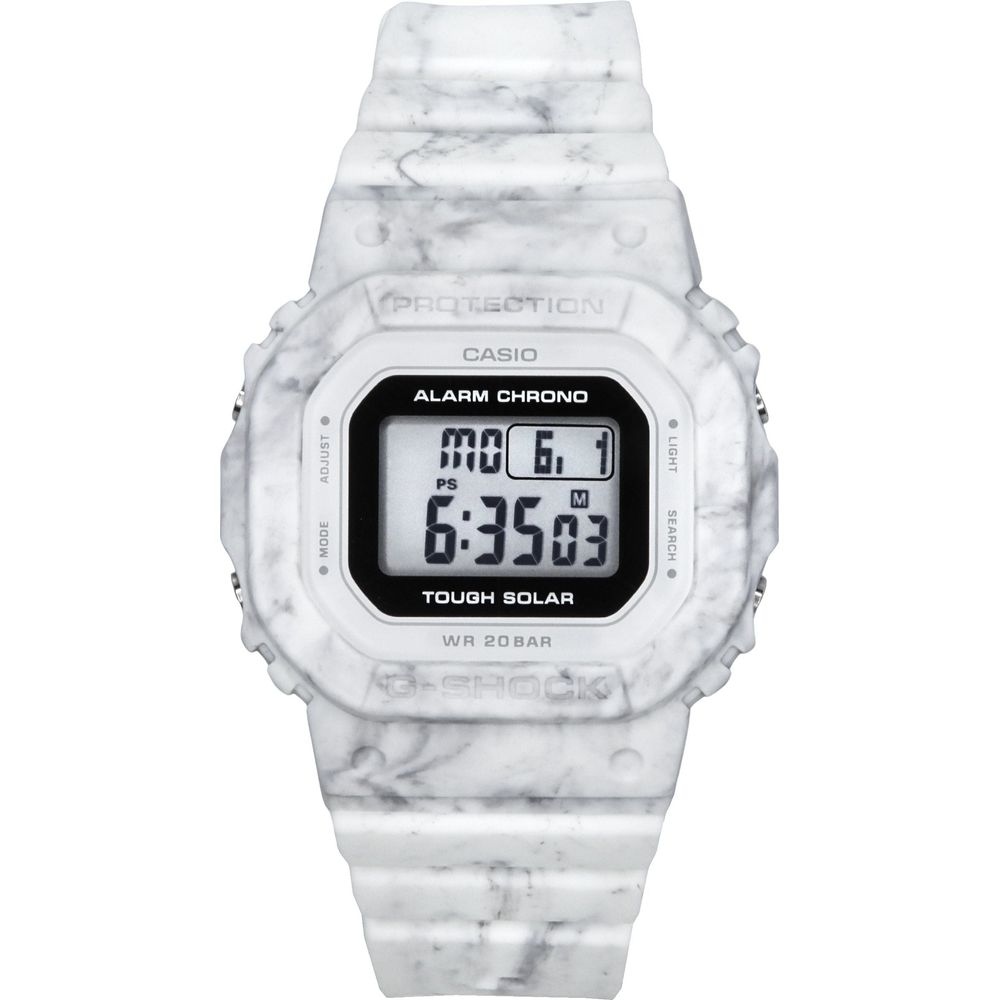 Casio G-Shock Digital White Bio-Based Resin Strap Tough Solar GMS-S5600RT-7 Women's Watch