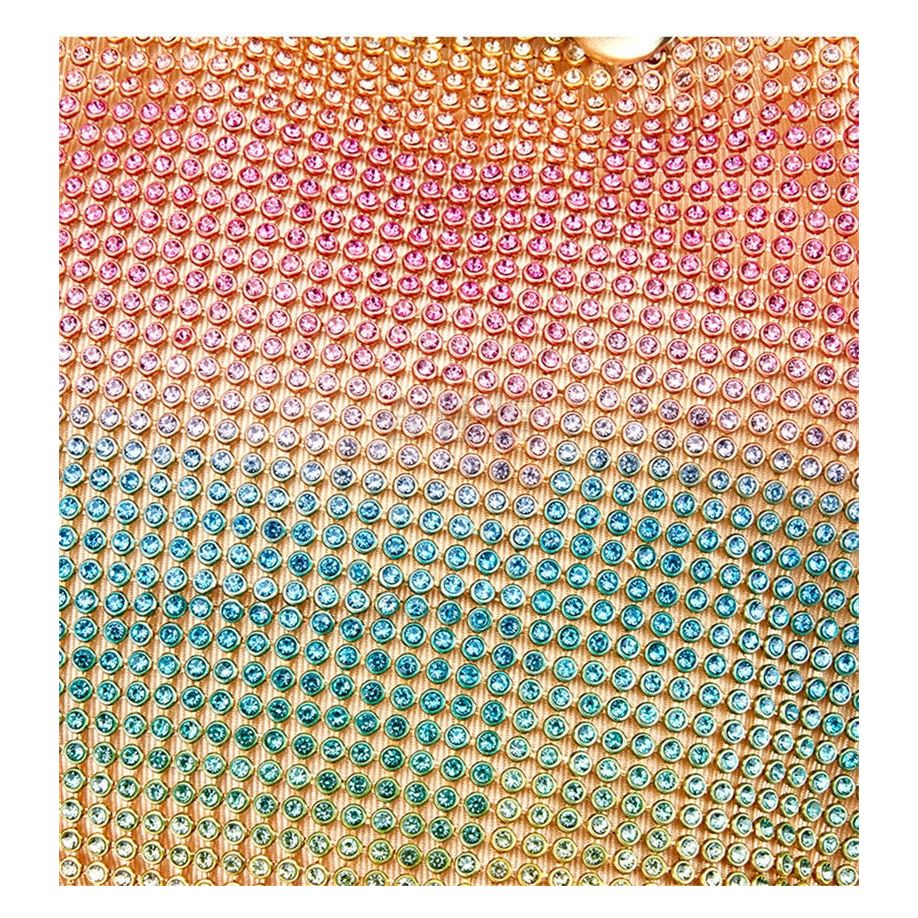 Crystal Bucket Bag for Women Multicolor Rhinestone Beaded Ladies