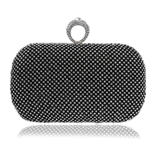 Load image into Gallery viewer, Evening Clutch Bags Diamond-Studded Evening Bag With Chain Shoulder
