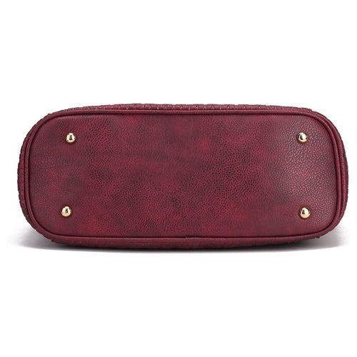 Load image into Gallery viewer, Allison 2 PCS Tote &amp; Wallet Handbag Vegan Leather Women
