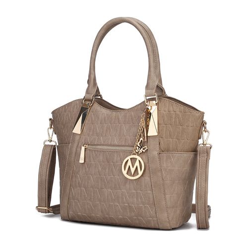 Load image into Gallery viewer, MKF Collection Lucy Tote Handbag Vegan Leather by Mia K
