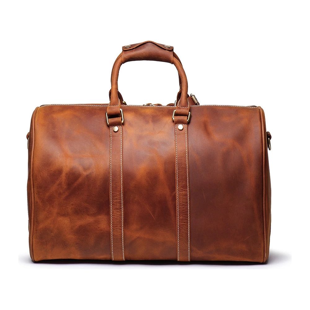 The Brandt Weekender | Exquisite Small Leather Duffle Bag