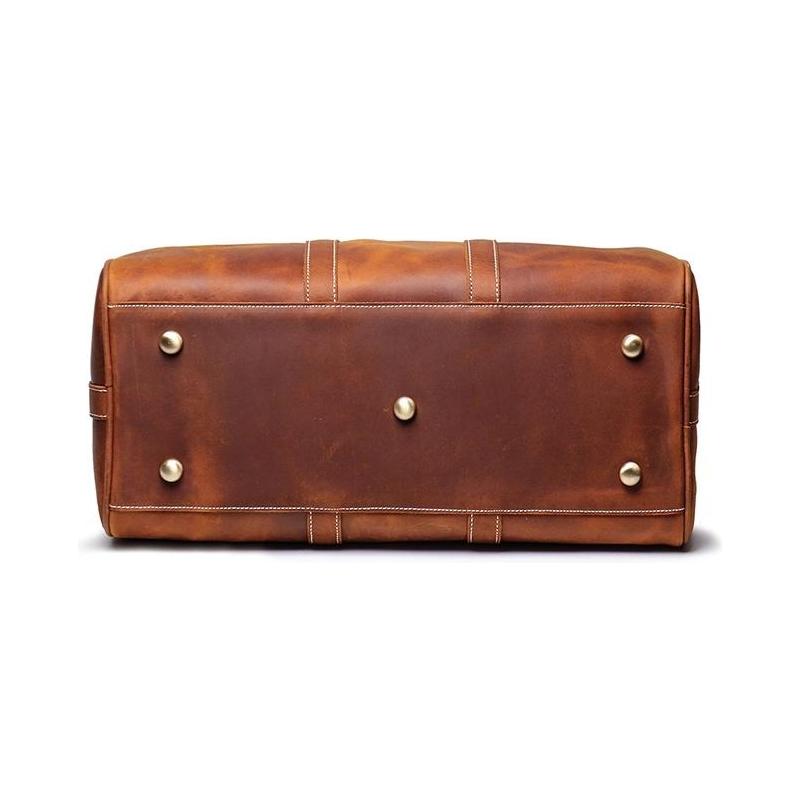 The Brandt Weekender | Exquisite Small Leather Duffle Bag