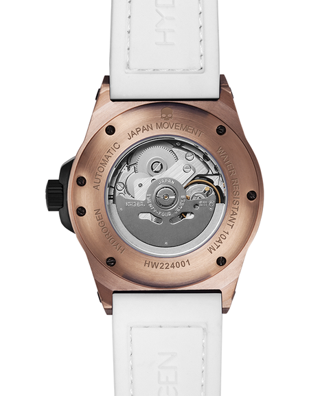 Otto White Rose Gold Designer Watch - A Symphony of Sophistication