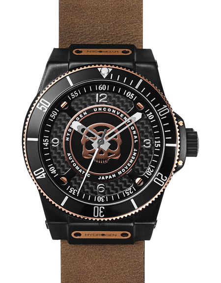 Hydrogen Sportivo Black Brown Nato - A Luxurious Statement Piece