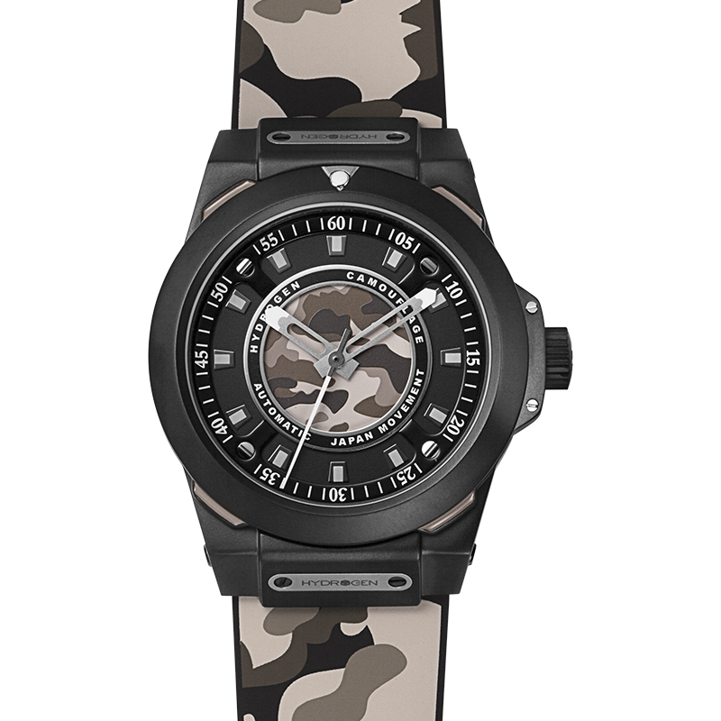 Sportivo Black Brown Camo Designer Watch