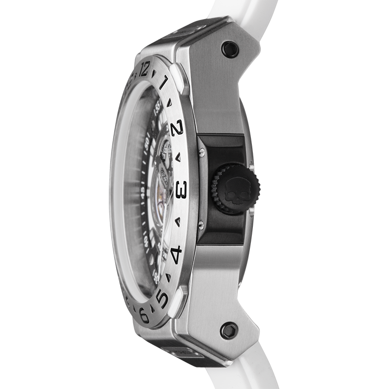 Vento Silver White Luxury Timepiece