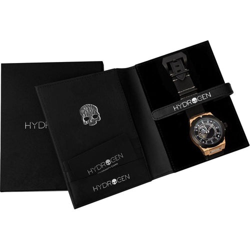 Load image into Gallery viewer, Vento Black Rose Gold Leather Watch
