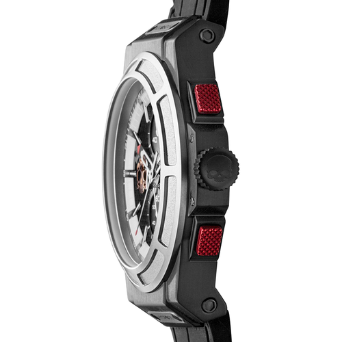 Load image into Gallery viewer, Otto Chrono Silver Matt Black - A Testament to Luxury and Elegance
