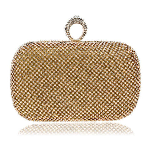 Load image into Gallery viewer, Evening Clutch Bags Diamond-Studded Evening Bag With Chain Shoulder
