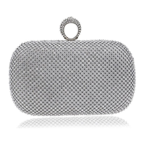 Load image into Gallery viewer, Evening Clutch Bags Diamond-Studded Evening Bag With Chain Shoulder
