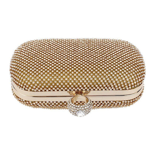 Load image into Gallery viewer, Evening Clutch Bags Diamond-Studded Evening Bag With Chain Shoulder
