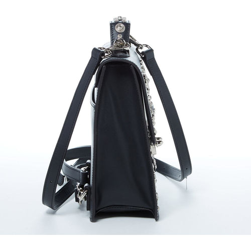 Load image into Gallery viewer, SUSU The Hollywood Backpack Purse Leather Black
