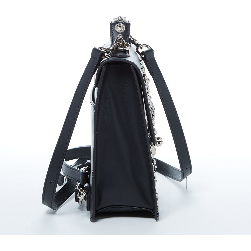 SUSU The Hollywood Backpack Purse Leather Black