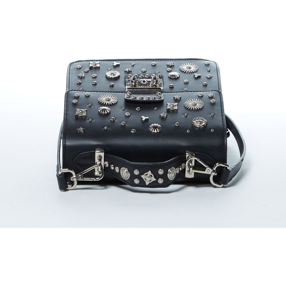 SUSU The Hollywood Backpack Purse Leather Black