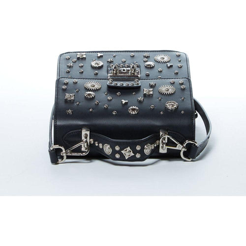 Load image into Gallery viewer, SUSU The Hollywood Backpack Purse Leather Black
