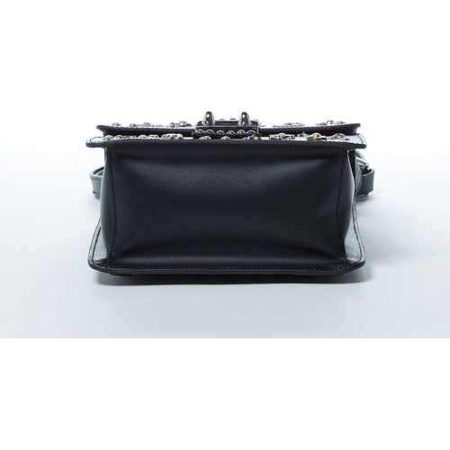 Load image into Gallery viewer, SUSU The Hollywood Backpack Purse Leather Black
