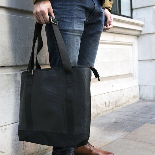 Load image into Gallery viewer, Rika Spacious Inner Tube Vegan Tote Bag (3 Colours Available)
