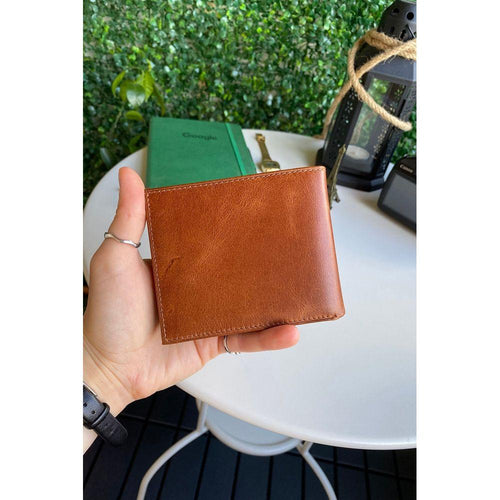 Load image into Gallery viewer, Atlanta - Genuine Leather Trifold Wallet with Coin Pouch Compartment
