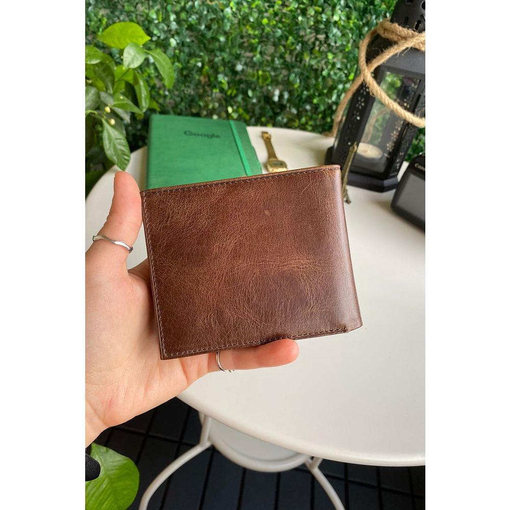 Atlanta - Luxurious Genuine Leather Trifold Wallet with Coin Pouch Compartment