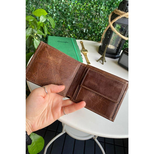 Load image into Gallery viewer, Atlanta - Luxurious Genuine Leather Trifold Wallet with Coin Pouch Compartment
