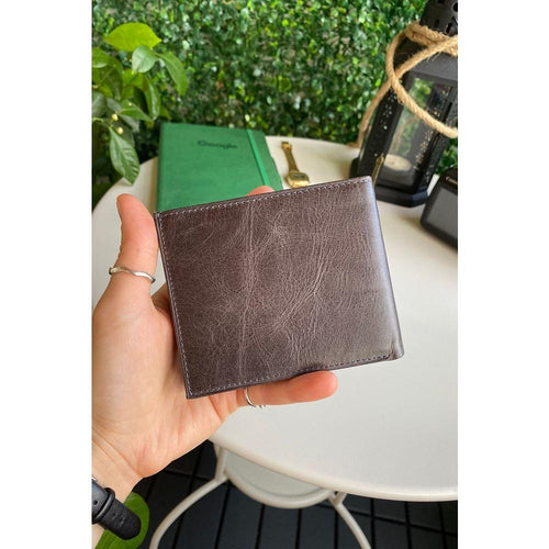 Load image into Gallery viewer, Atlanta - Genuine Leather Trifold Wallet with Coin Pouch Compartment
