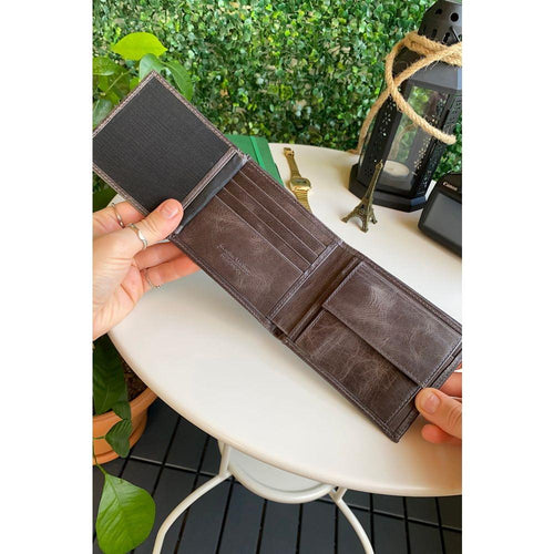 Load image into Gallery viewer, Atlanta - Luxurious Genuine Leather Trifold Wallet with Coin Pouch Compartment
