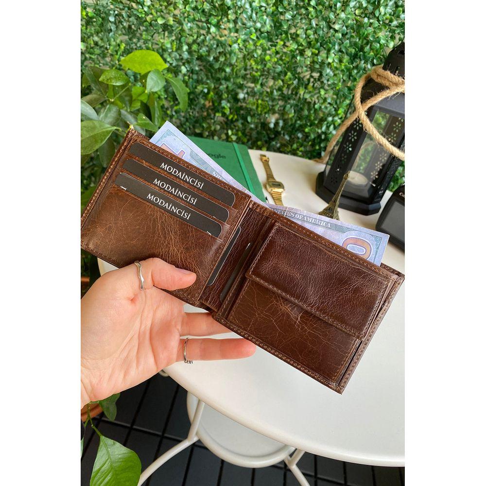 Atlanta - Luxurious Genuine Leather Trifold Wallet with Coin Pouch Compartment