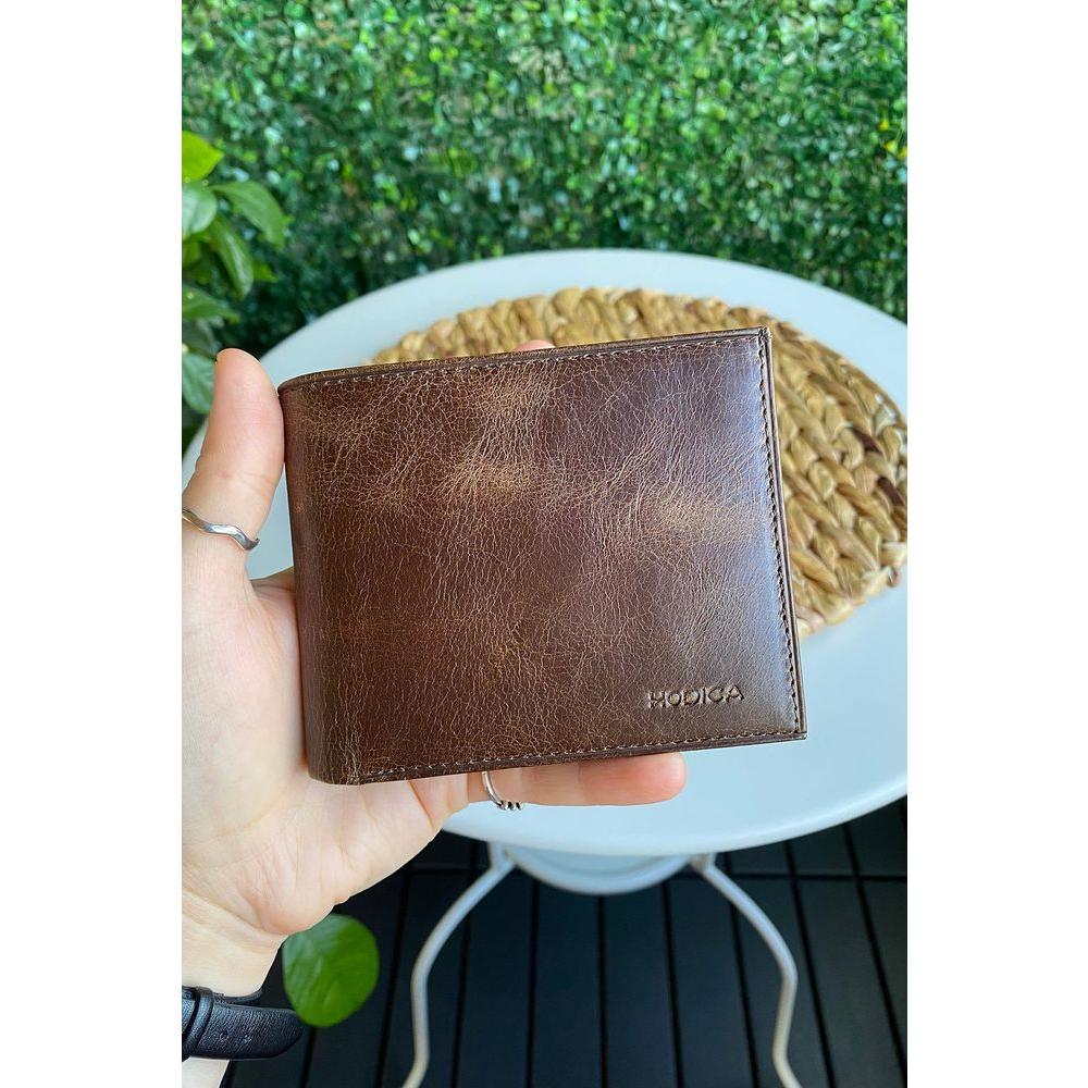 Atlanta - Luxurious Genuine Leather Trifold Wallet with Coin Pouch Compartment