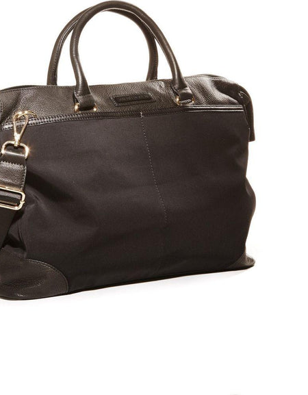 Jacki Easlick Black Nylon Briefcase: A Fusion of Style and Sophistication