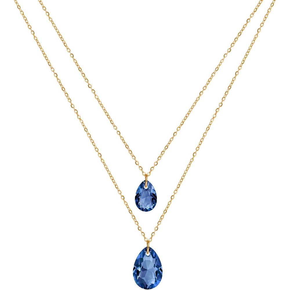 Facet Pear Pendant Necklace JS.0051-0