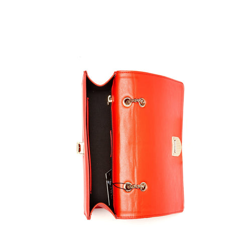 Load image into Gallery viewer, SUSU The Josie Red Leather Purse with Chain
