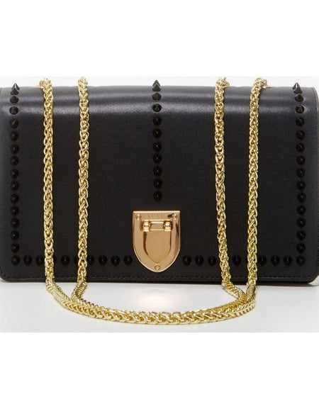 Josie Black Leather Chain Bag - A Luxurious Companion