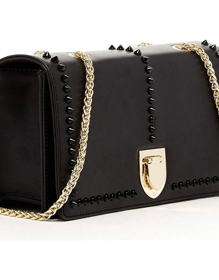 Josie Black Leather Chain Bag - A Luxurious Companion