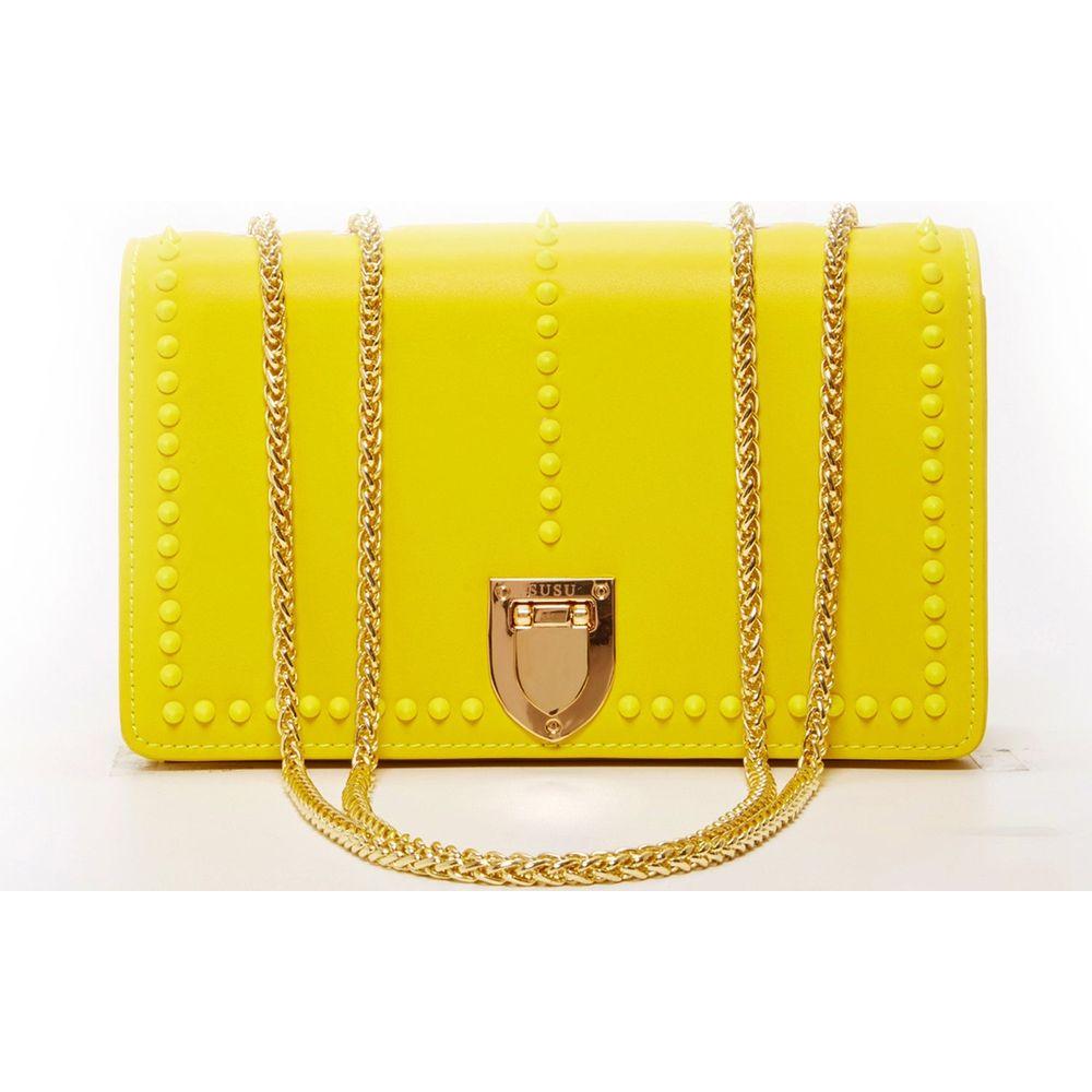 Josie Mustard Yellow Leather Purse