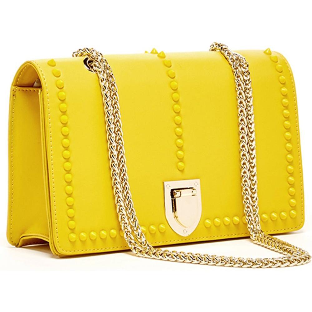Josie Mustard Yellow Leather Purse