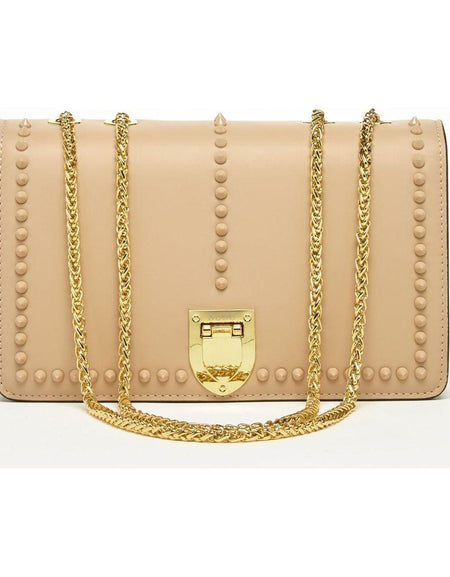 SUSU The Josie Leather Purse Beige
