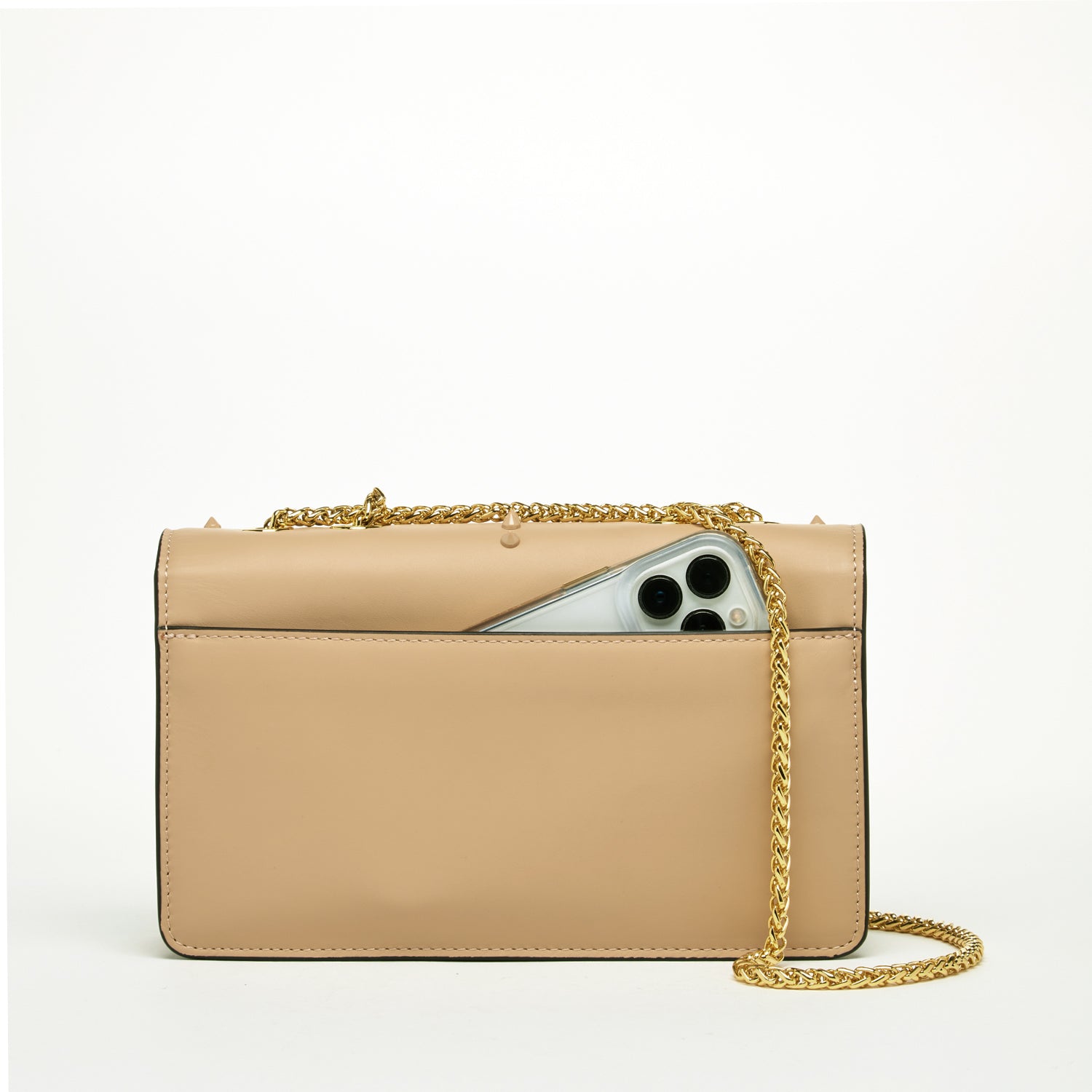 SUSU The Josie Leather Purse Beige