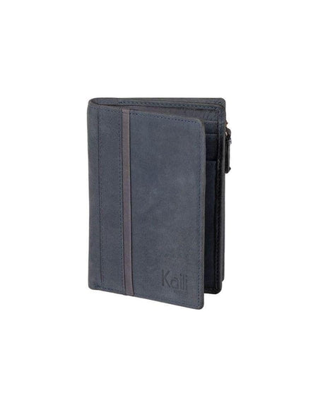 K12234DF | Portafogli Donna in Vera Pelle pieno fiore, Naked. Colore Blu. Protezione RFID. Dimensioni da chiuso: cm 9,5 x 14 x 3. Confezione: Scatola regalo fondo/coperchio-0