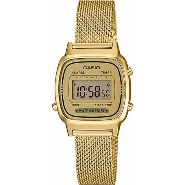 CASIO VINTAGE Mod. ICONIC MINI STEEL GOLD MESH-0