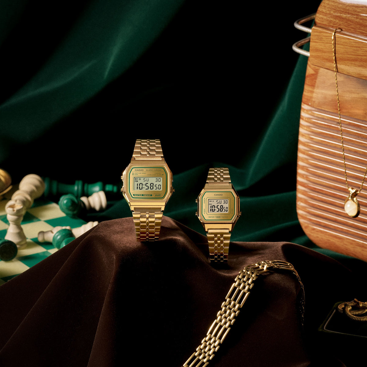 CASIO VINTAGE Mod. ICONIC - GOLD-4