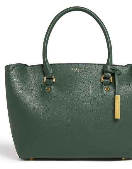 LaBante London Green Sophie Vegan Leather Tote Bag