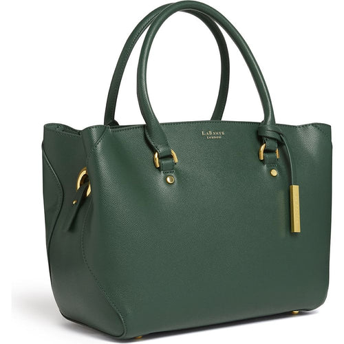 Load image into Gallery viewer, LaBante London Green Sophie Vegan Leather Tote Bag
