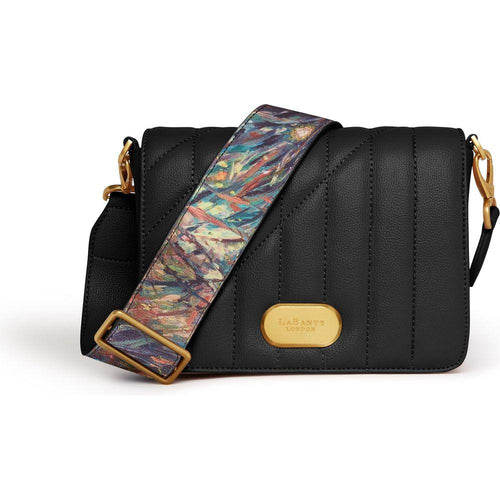 Load image into Gallery viewer, Iris Shoulder Bag in Black
