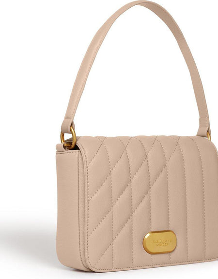 LaBante Iris Shoulder Bag in Beige - Exquisite Artistry Meets Functionality