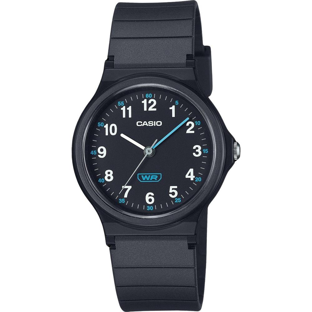 Casio Pop Analog Black Bio-Based Resin Strap Black Dial Quartz LQ-24B-1B Women's Watch