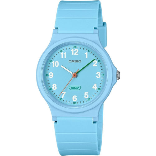 Load image into Gallery viewer, Casio Pop Analog Blue Bio Based Resin Strap Blue Dial Quartz LQ-24B-2B Women&#39;s Watch
