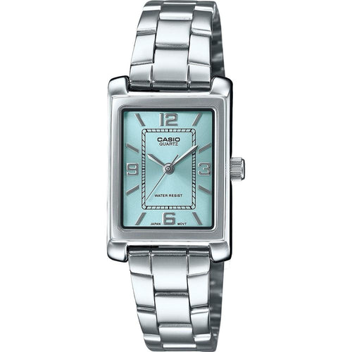 Load image into Gallery viewer, Casio Standard Analog Stainless Steel Aqua Blue Dial Quartz Women&#39;s Watch
