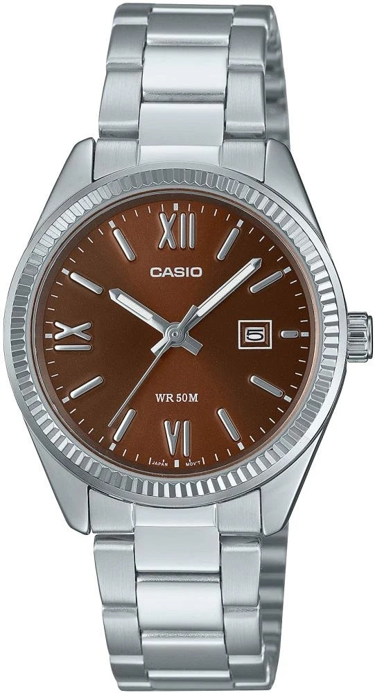 CASIO COLLECTION Mod. LADY DATE - BROWN-0
