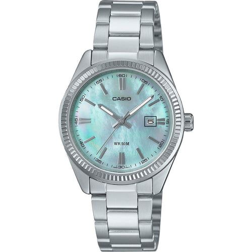 Load image into Gallery viewer, Casio Standard Analog Stainless Steel Mother Of Pearl Dial Quartz Women&#39;s Watch
